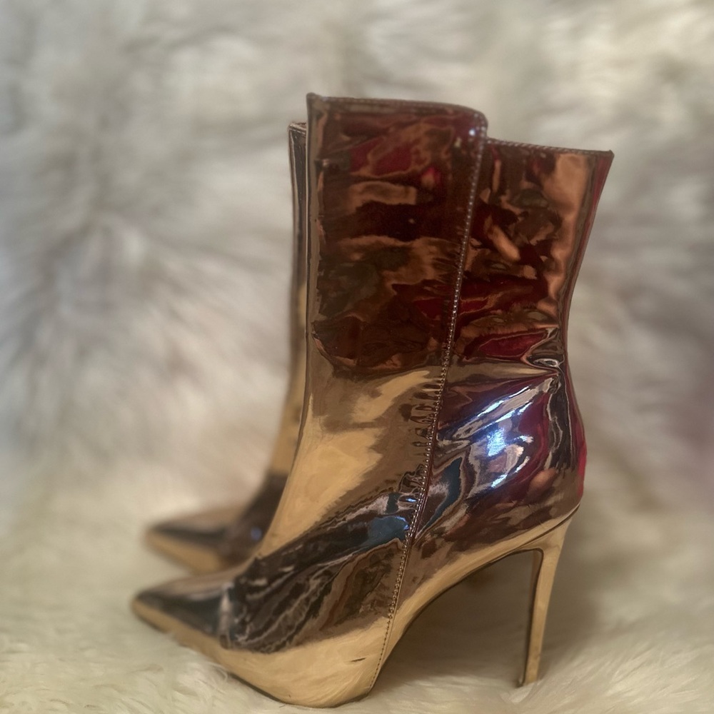 Rose Gold Boots